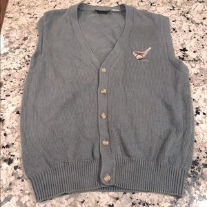 Vintage Jantzen Golf Cardigan Sweater Vest Dad Grandpa Preppy 80’s 90’s
